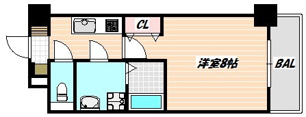 西船橋駅 徒歩3分 2階の物件間取画像