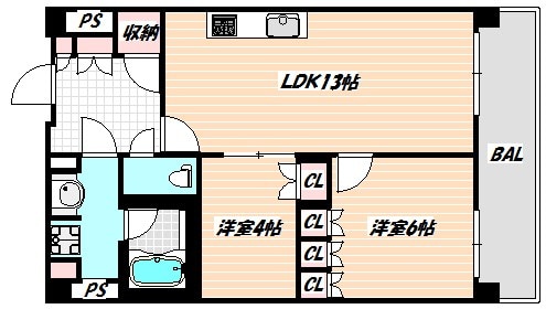 パークアクシス西船橋本郷町の物件間取画像