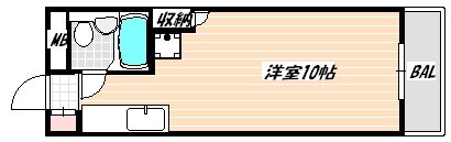 東船橋駅 徒歩9分 7階の物件間取画像