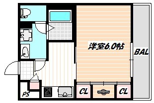 海神駅 徒歩3分 3階の物件間取画像