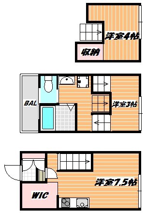 行徳駅 徒歩9分 1-2階の物件間取画像