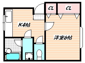 西船橋駅 徒歩8分 2階の物件間取画像