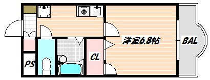 西船橋駅 徒歩9分 3階の物件間取画像