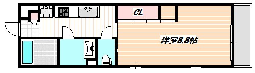 原木中山駅 徒歩7分 2階の物件間取画像