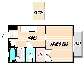 本八幡駅 徒歩7分 2階の物件間取画像