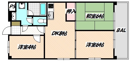 西船橋駅 徒歩13分 1階の物件間取画像