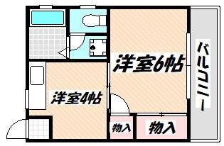 本八幡駅 徒歩32分 1階の物件間取画像