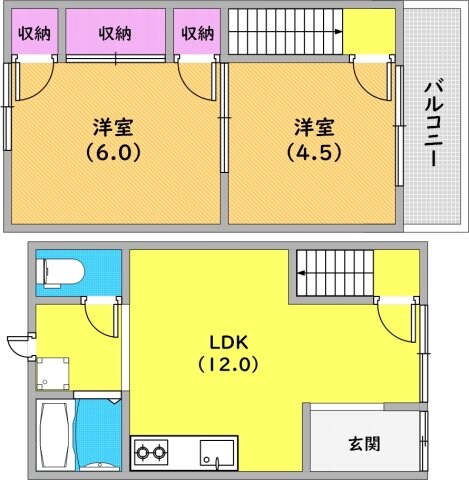 物件間取画像