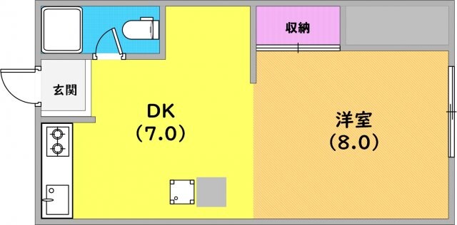 物件間取画像