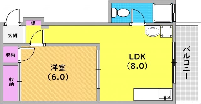 西山ビルの物件間取画像