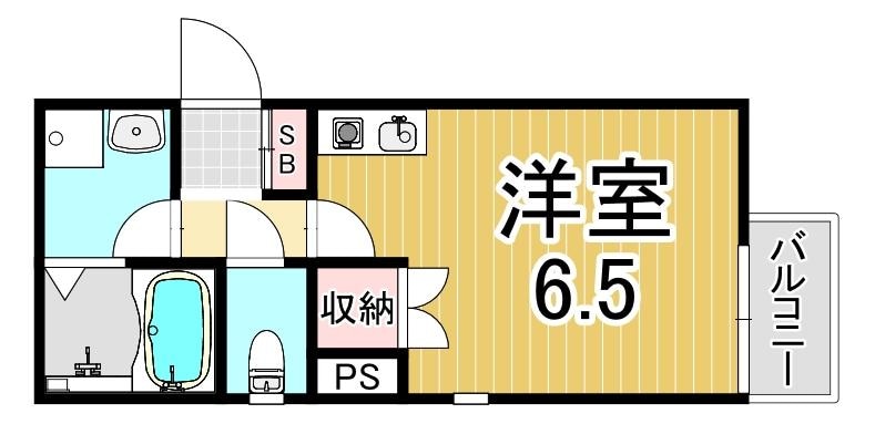 クレセント西代の物件間取画像