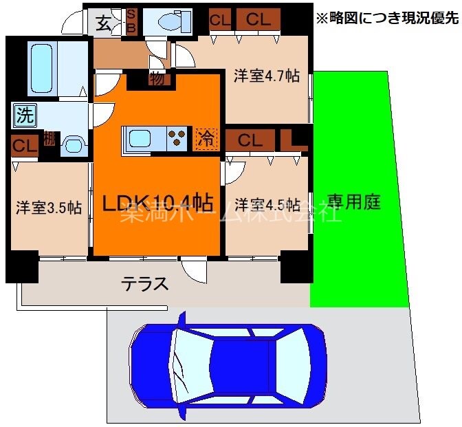 ブランシエスタ山科大塚の物件間取画像