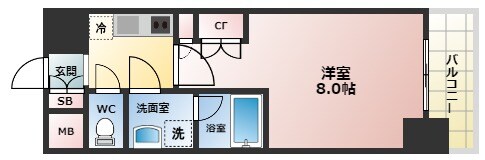 ブランシエスタ西宮の物件間取画像