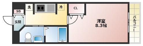 セレニテ西宮本町の物件間取画像