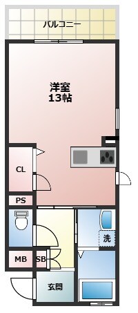 grande甲子園の物件間取画像