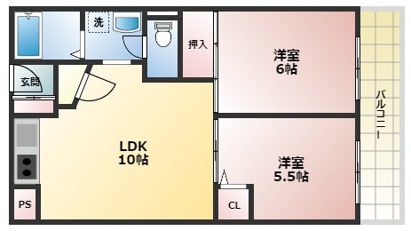 ＳempreＶita里中の物件間取画像