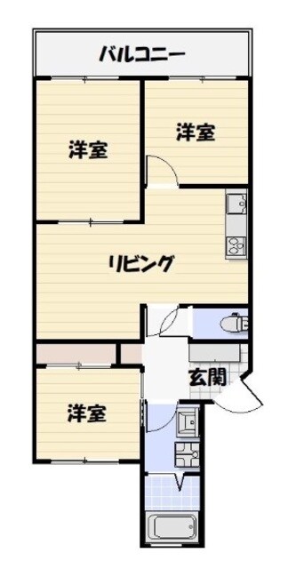 アゼリアハイツの物件間取画像