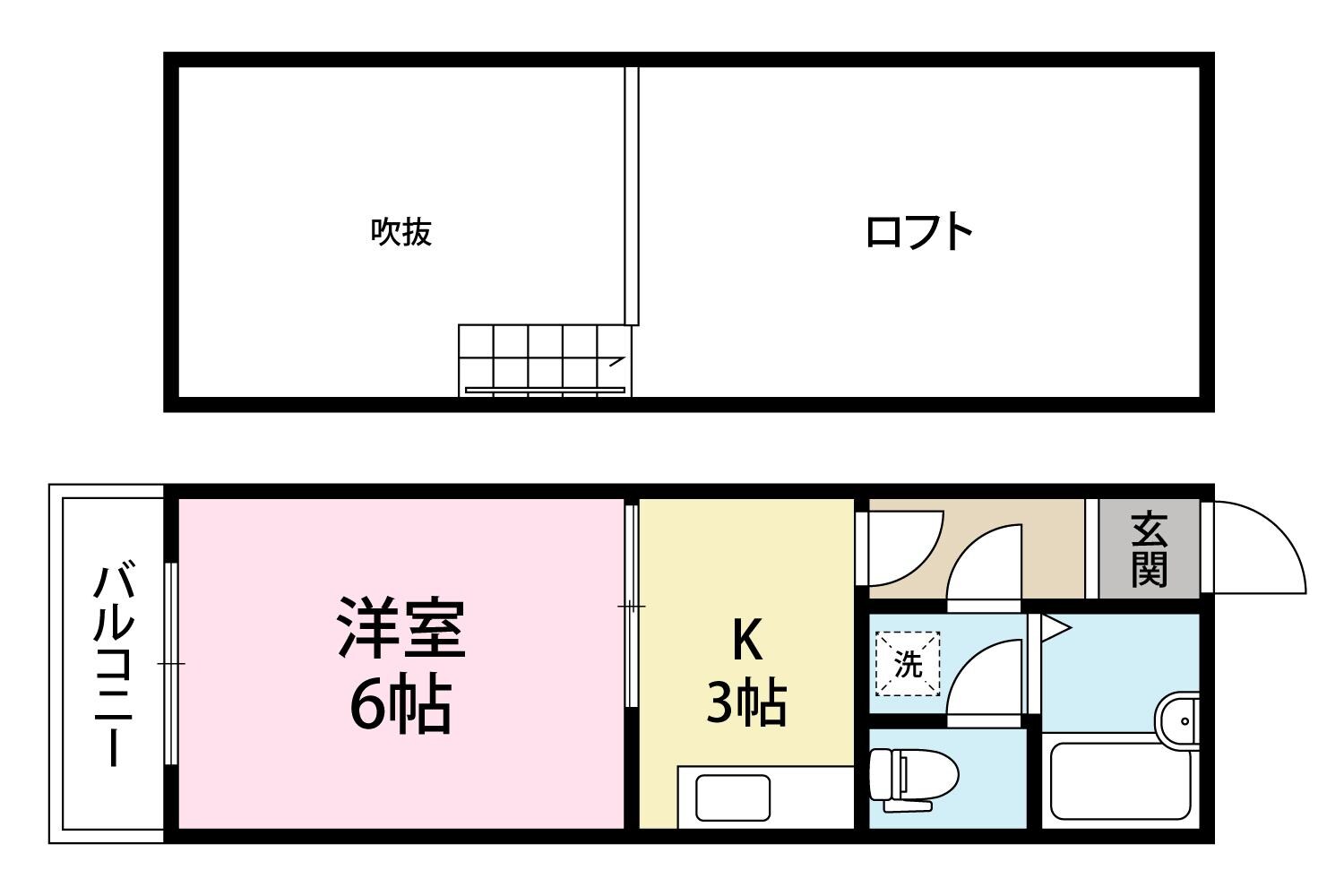 物件間取画像