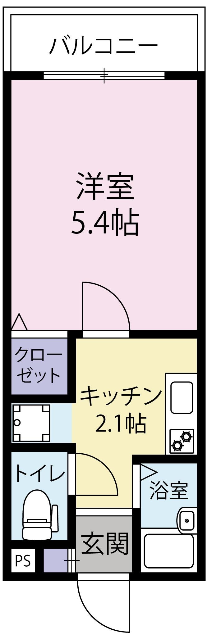 Sun smile蛍茶屋の物件間取画像