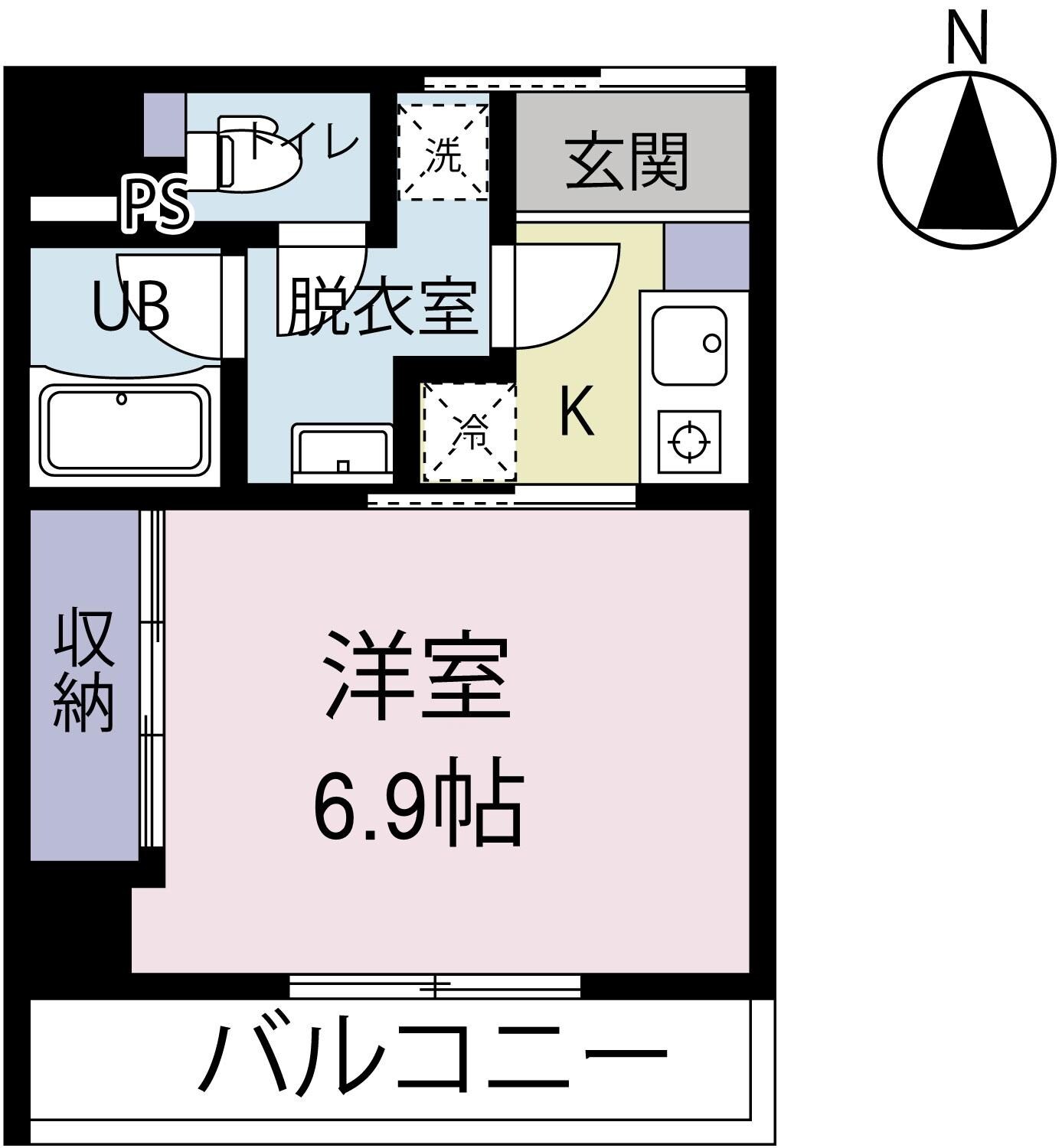 シャムロック城山の物件間取画像