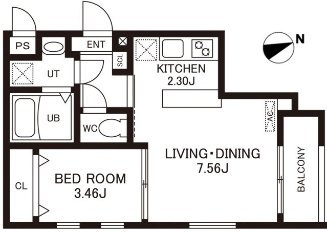 （仮称）cherim室見WESTの物件間取画像