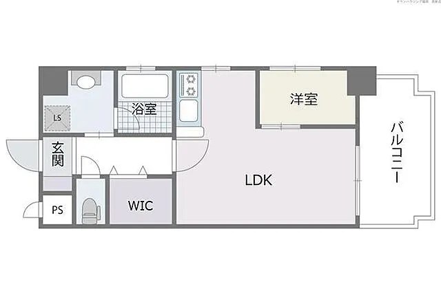 西鉄平尾駅 徒歩5分 7階の物件間取画像