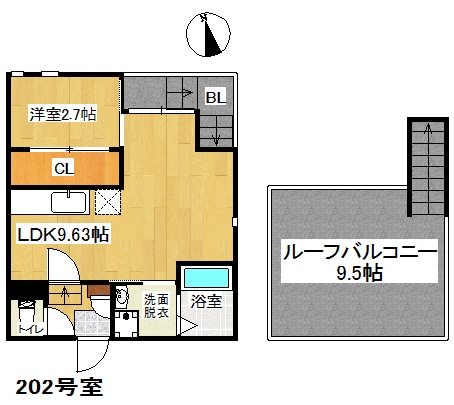 Grandtic Giglio高宮の物件間取画像