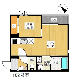 雑餉隈駅 徒歩10分 1階の物件間取画像