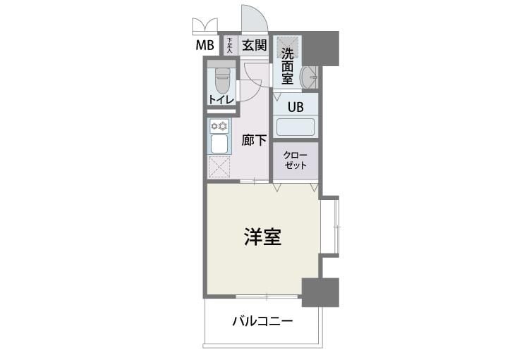 天神南駅 徒歩5分 3階の物件間取画像