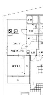 ＩＬ　ＧＲＡＮＤＥ諸岡の物件間取画像