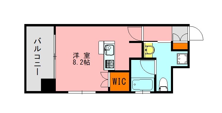 渡辺通駅 徒歩14分 6階の物件間取画像