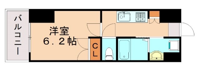 博多駅 徒歩11分 12階の物件間取画像