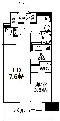 千代県庁口駅 徒歩5分 3階の物件間取画像