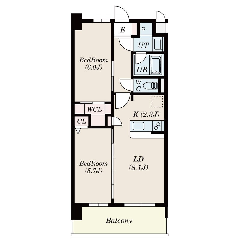 S-RESIDENCE博多駅南affordの物件間取画像