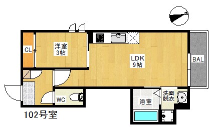 箱崎駅 徒歩10分 1階の物件間取画像