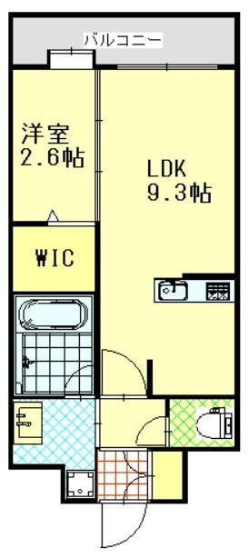 桜並木駅 徒歩1分 3階の物件間取画像