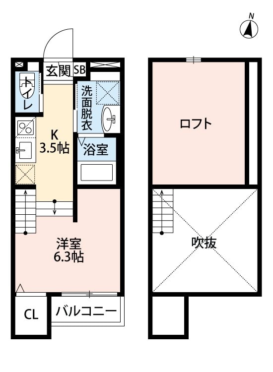 井尻駅 徒歩9分 2階の物件間取画像