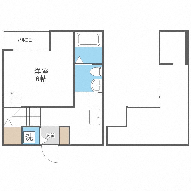 箱崎駅 徒歩10分 2階の物件間取画像