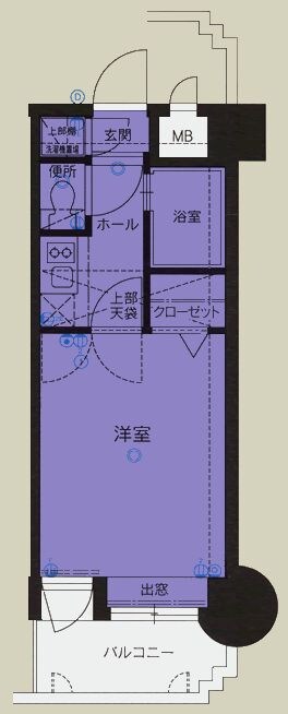 エステート・モア・天神デュオの物件間取画像