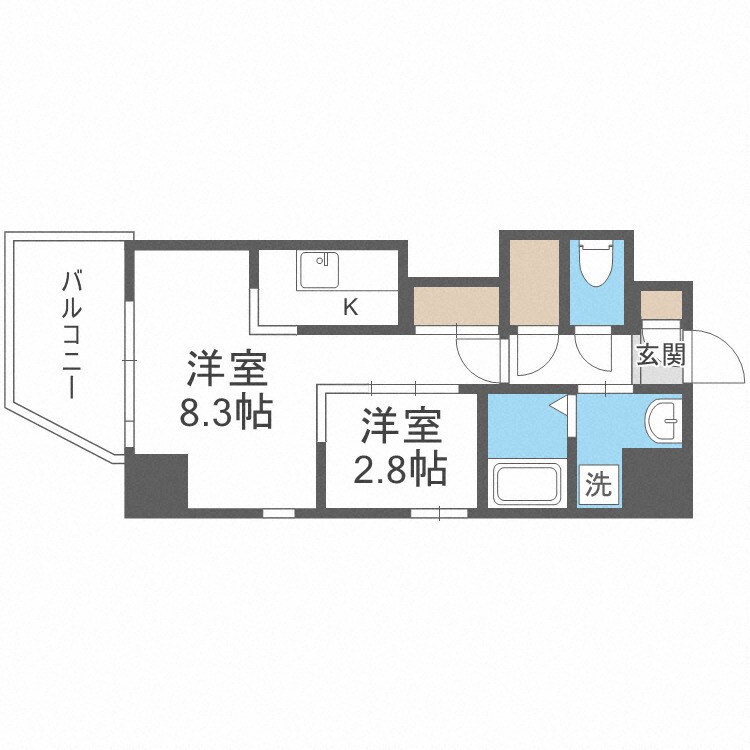 東比恵駅 徒歩5分 3階の物件間取画像