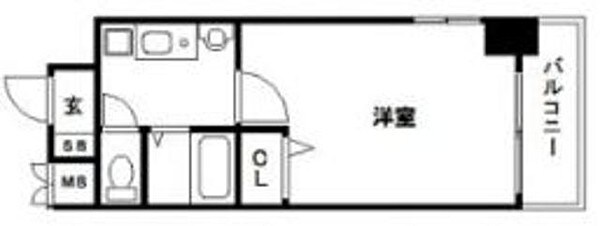 東比恵駅 徒歩6分 8階の物件間取画像