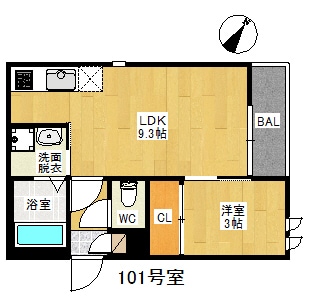 箱崎駅 徒歩8分 1階の物件間取画像