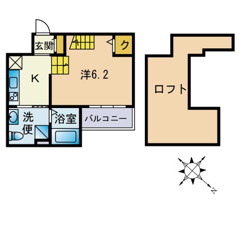 KEETA大橋の物件間取画像