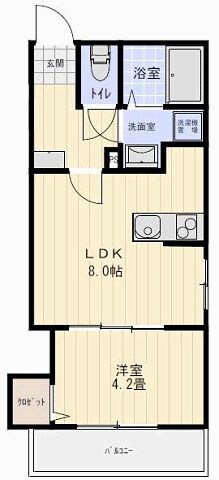 Bella collina香椎の物件間取画像