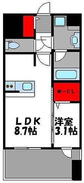 グランフォーレ千早マークスクエアイーストウイングの物件間取画像