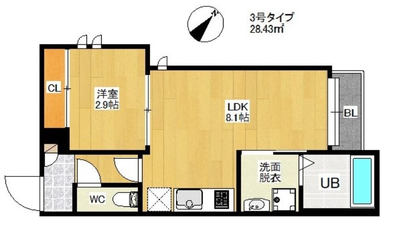 千早駅 徒歩7分 2階の物件間取画像