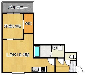 Crecia香椎の物件間取画像