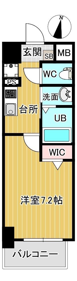 西鉄平尾駅 徒歩7分 5階の物件間取画像