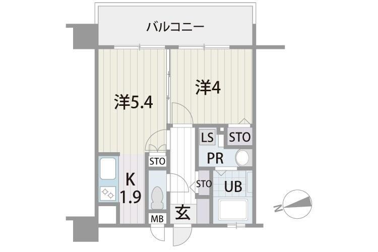 吉塚駅 徒歩5分 2階の物件間取画像