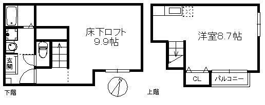 物件間取画像